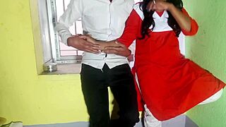 i had quick sex with my desi school girl classmate in the classroom with hindi audio