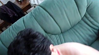 Marie Gets Facial Cumshot on Big Ass from Parisian