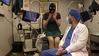 Patient 148 tickled and fingered close up 😏