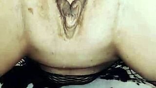 wife as a prostitute in roleplay video with stockings lingerie pov