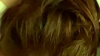 sexy milf gives deepthroat blowjob in pov view