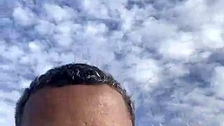 Blonde paulista wife fucks carioca lover on the beach outdoors 😘