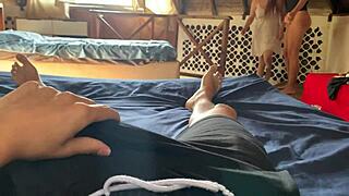 i share a dorm cabin with two big-ass foreigners and we fuck passionately