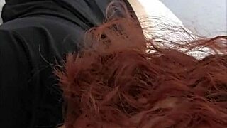 Gorgeous trans girlfriend dildos big ass and cums