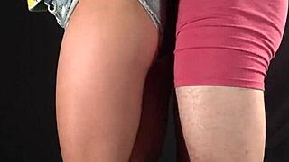 She Sincerely Likes Being Tied Up While I Fuck Her in Standing Doggystyle: Spreading Babe Sexy Colombian Tits Juicy Homemade Hairy Wet.