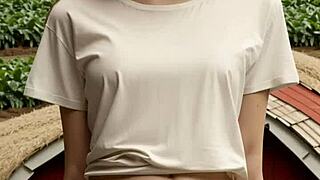 i'm a lingerie model on the farm, showin' off my bare feets