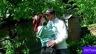 Jili and Sem's Public Adventure: Beautiful Teens with Small Tits Explore Friendship