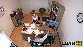 Loan4k hot office table sex is a result of a loan inquiry
