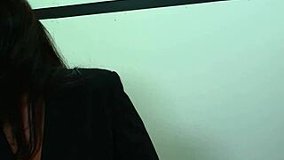 Sexy Cougar Teacher Fingered And Cumshot In Stockings