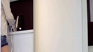 girl gets happy from solo play 😊