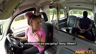 oh man, this milf with huge tits is livin' her bbc fantasy in the fake taxi... so hot, right?