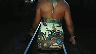 Juicy blonde brazilian tempts with sensual ass licking leading to outdoor anal creampie adventure