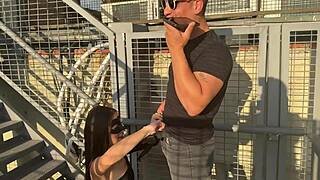 i had a meeting on the stairs with my work boss