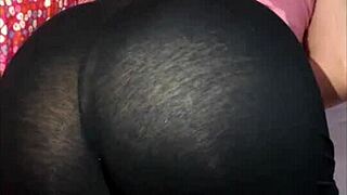 What happens at pijamada with my amiga in mini shorts negros?