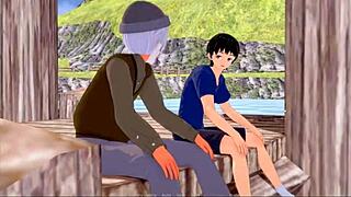 uh, call of nature part 1 walkthrough by hyperbolic flower with monster cock creampie and big tits action...