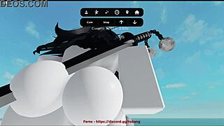 oh man, this emo slut's getting pounded hard in her big ass and tits in that roblox condo