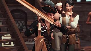 wild gangbang with double penetration breeding this hot slut 😈