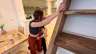 Camera captures a wife being unfaithful with her best friend's partner in a sensual lesbian encounter filled with kissing, fingering, and female ejaculation moments.