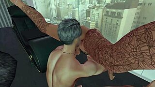 i love this flat with a view of shower pussy cock fucking and tits