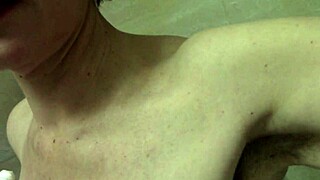 Hey, I know you totally love watching my saggy tits in this solo homemade masturbation session