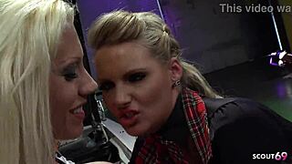 Cosplay Teen Blonde And Mature Big Tits Mistress In Rough FFM Threesome With Old Guy's Huge Cock!