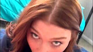 Skinny Redhead Teases In Tight Pussy College Pickup With Doggystyle And Cowgirl Action