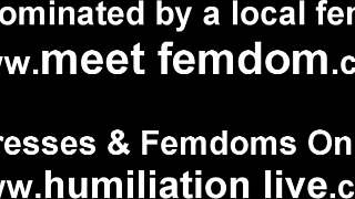 Command to eat own cum in femdom POV instruction