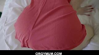 Big ass brunette sucking his dick until he empties sperm in her mouth