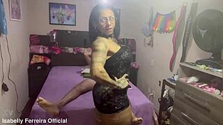 i uh watch isabelly ferreira with that masked boy in hot transsexual crossdressing action oops