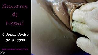 Boldly Thrusting Four Fingers Deep Inside Her Wet Pussy