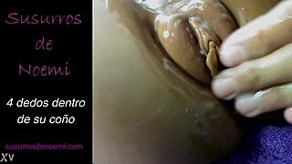 Boldly Thrusting Four Fingers Deep Inside Her Wet Pussy