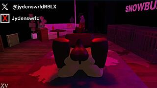 pounding obedient puppy girl hard in the cage on roblox