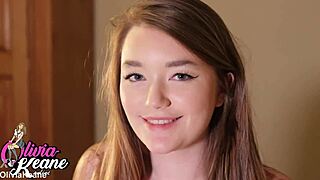 Hot teen 18+ plays with her ass.