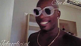 Whoa, check out Cleo Cadillac getting pounded by that thick-cocked funk guy in raw anal