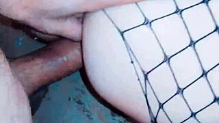 hey, my wife in stockings loves getting fucked rough and hard at home! 😈🧦