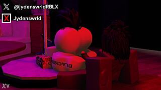 pounding obedient puppy girl hard in the cage on roblox