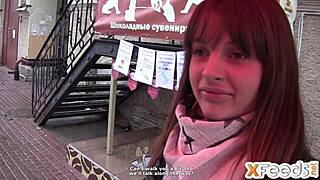 Teen Model Gets Cum On Ass From Older Man