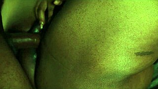 Real homemade amateur couple enjoys quickie with ebony squirting