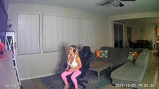 free use gamer girl slut takes cock in doggystyle bent over creampie