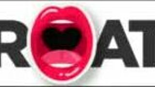 In this intense scene, mega hot busty redhead deepthroats and swallows the whole cock with sloppy passion.