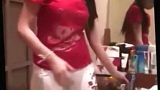 Hot indian girl dances privately with friends in fun group