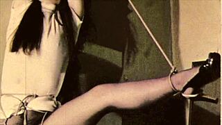 My secret life involves vintage bondage with hairy beaver bound in retro style.