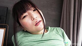 Kaho Hamazaki The Cute Office Girl Gets Fingering And Blowjob Action
