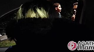 in a wild night out, tiffany and her friend explore limits with strangers in sheer outfits during a brazilian adventure