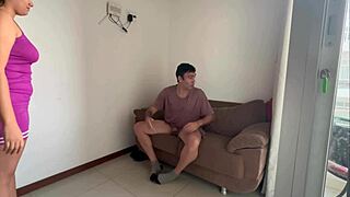 My roommate turns out to be a wild slutty Brazilian pornstar craving quick crazy pussy action.