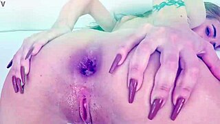 the innocent little chloe is fucked by two monster cocks only anal dap piss