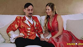 BLONDE Bimbo With SHAVED Pussy LOVES SUCKING And FUCKING In HD Action!