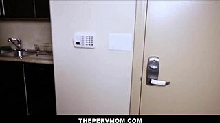 Thepervmom - Hot Blonde Milf Fucked By Huge Dick In Family Kitchen Pov - Barbie Sins Ike Diezel