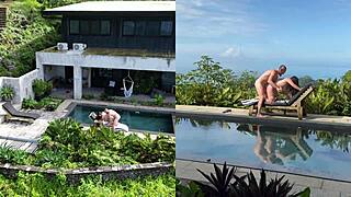 Whoa, check out this real outdoor public sex with juicy wet pussy and facial cumshot everywhere!