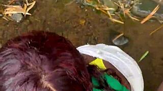 Intense Outdoor Sex With Brazilian Latina Stranger In Forest Leading To Massive Cumshot